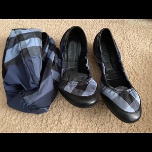 Burberry Stretch Ballet Flats